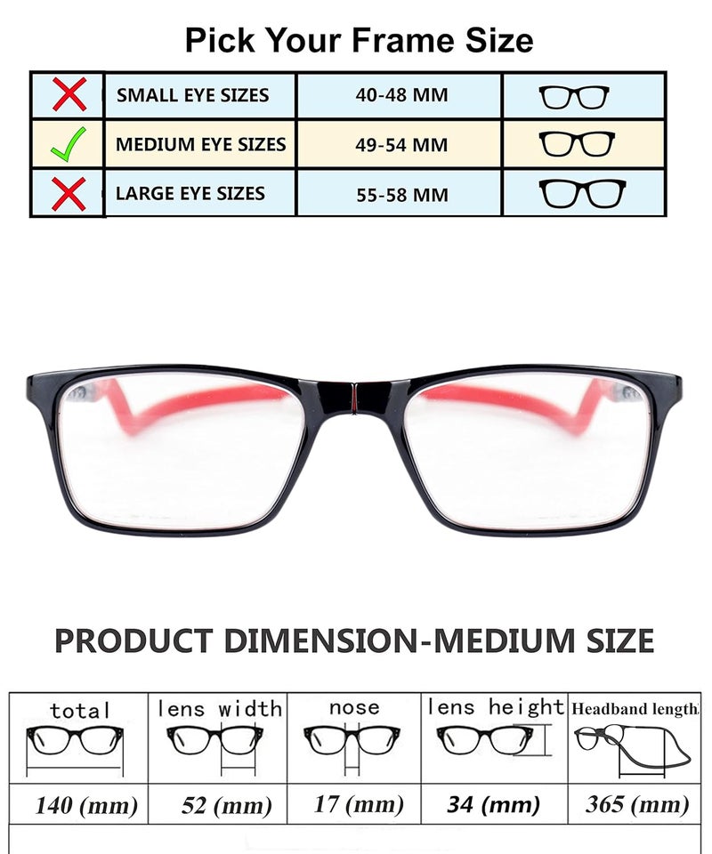 IRYZ EYEWEAR Magnetic Detachable Square Spectacles for Men & Women | Medium Size | Zero Power | Dummy Lens | Trendy Design, Comfortable Fit - Image 2