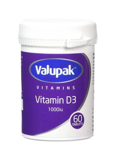 VALUPAK Vitamin D3, 1000iu, 60 Tablet  - Image 1
