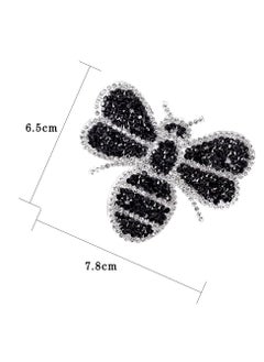 Excefore Bee Iron/Sew on Patch, 4 Pcs Crystals Bee Patches Sewing Iron on Badge Bag Clothing Fabric Patches Applique Bee Sewing Patches for Clothes Jeans Jackets DIY Crafts  - Image 5