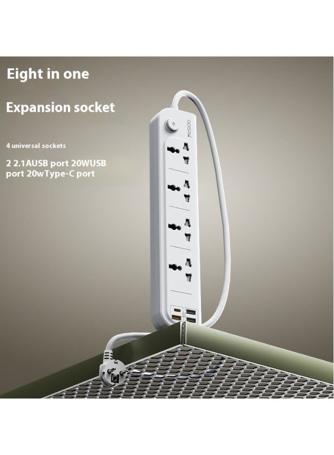 Beauenty European standard 3250W high-power household belt socket switch protection PD20W fast charging intelligent plug-in - Image 4