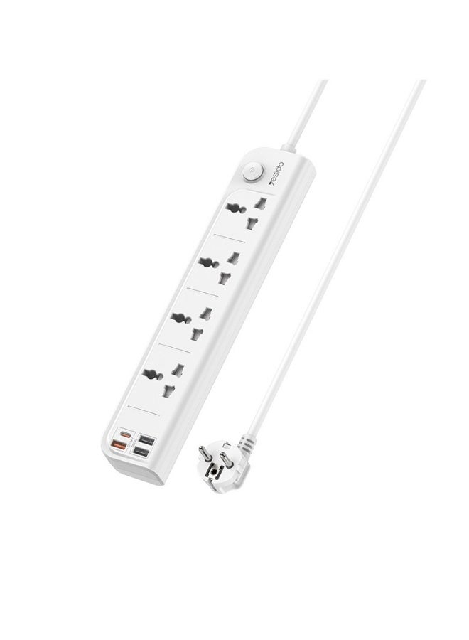 Beauenty European standard 3250W high-power household belt socket switch protection PD20W fast charging intelligent plug-in - Image 2