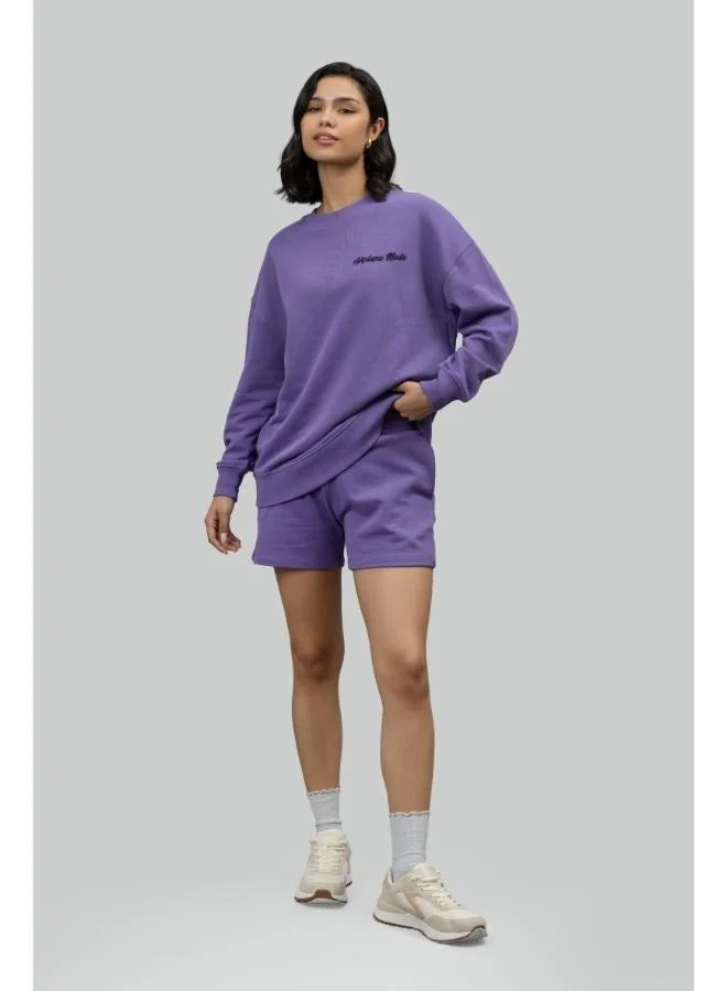 NeceSera Airplane Mode Terry Shorts Lounge Set