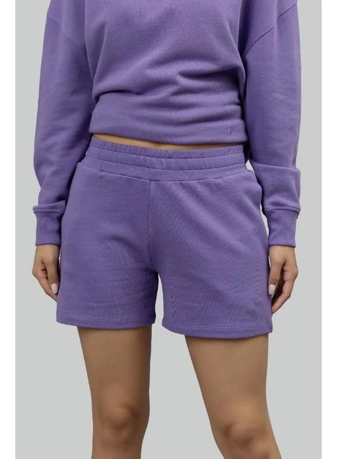 NeceSera Airplane Mode Terry Shorts Lounge Set