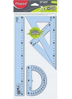 Maped Study Unbreakable Drawing Set 30 cm Set of 4 