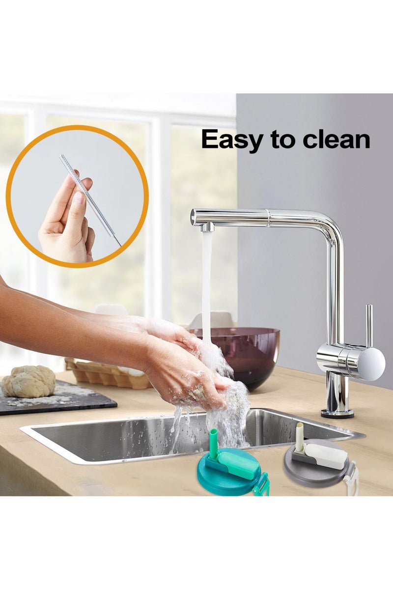 CMGTYYD. غطاء علب الصودا مع ماصة، أغطية علب مع ماصة، أغطية علب صودا مانعة للانسكاب، أغطية علب قابلة لإعادة الاستخدام، أغطية مشروبات للعلب، والعلب المعدنية، والمشروبات الغازية، والعصائر، ومياه الصودا، والمشروبات المعلبة. - Image 5