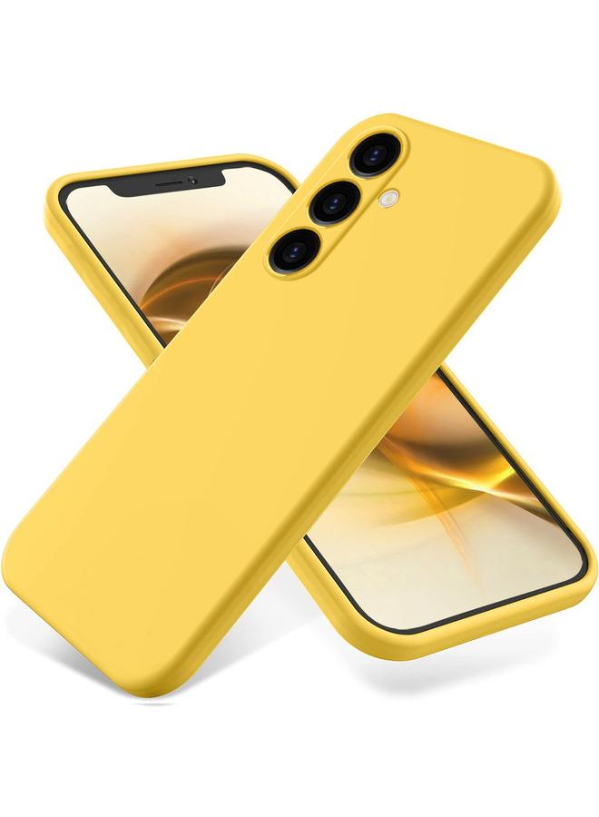 اس-توب جراب لهاتف Samsung Galaxy A25 5G مصنوع من السيليكون السائل المقاوم للصدمات بلون نقي - Image 1