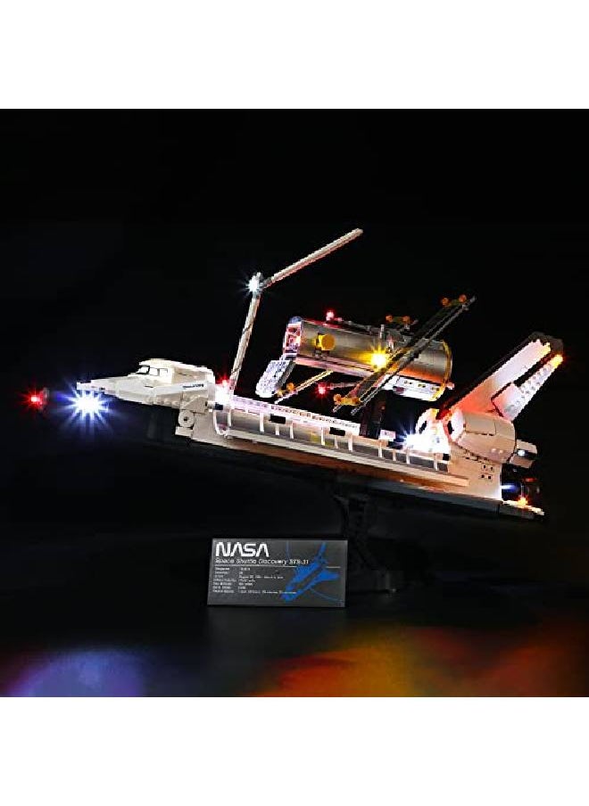 BRIKSMAX - Led Lighting Kit For Nasa Space Shuttle Discovery Compatible With Lego 10283 Building Blocks Model Not Include The Lego Set - Image 1