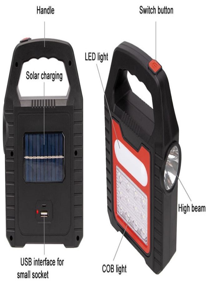 ضوء العمل مصباح قابل للشحن ضوء الطوارئ - Image 3