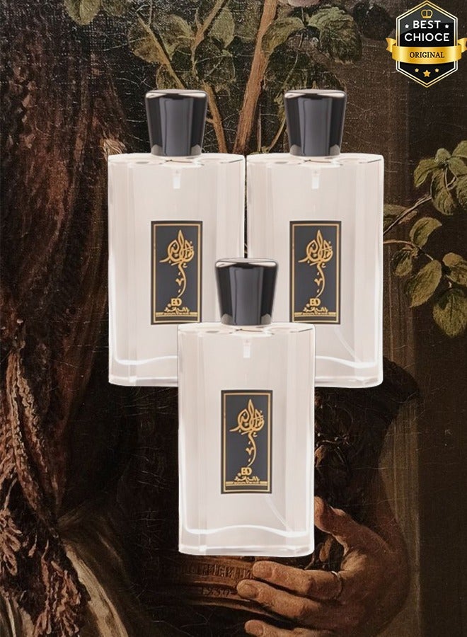 Banafa 3 Pieces Al Khalid Perfume 100ml EDP - Image 1