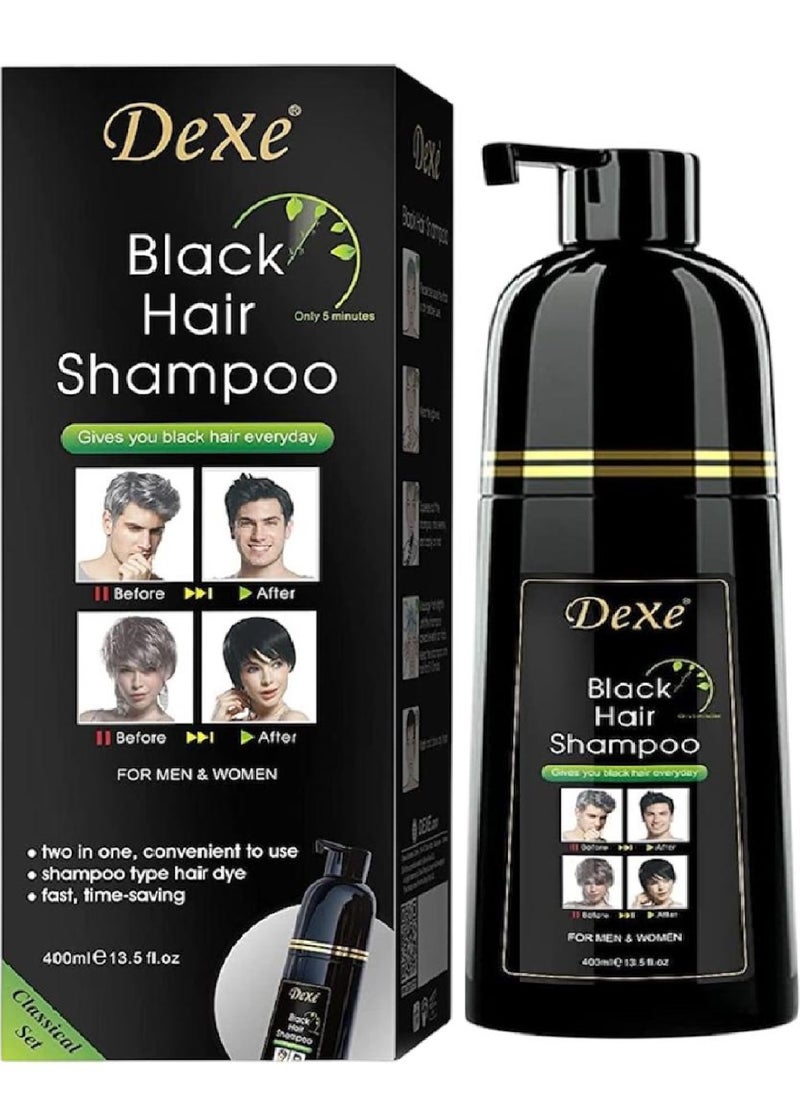Dexe Black Hair Shampoo 400ml  - Image 1