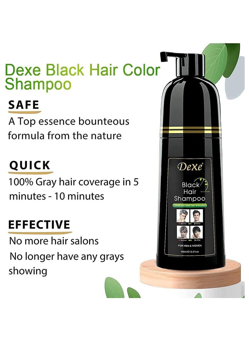 Dexe Black Hair Shampoo 400ml  - Image 2