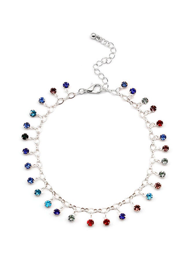 NIBEMINENT - Alloy Ladylike Rhinestone Anklet Chain - Image 1