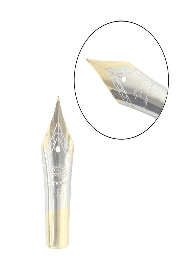 Gullor 5PCS Fountain Pen Nibs Fit Jinhao 250/301/500/5099/8802/9009/5000, Gold, Fine Nib - Image 2