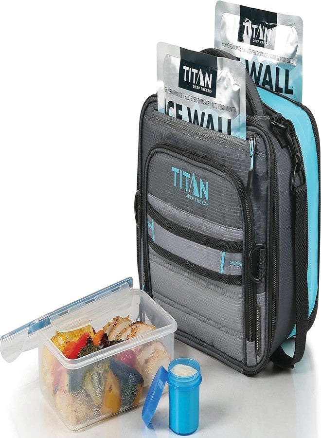 Arctic Zone Titan by Artic Zone Deep Freeze Lunch Bag Grey/Blue - Image 2