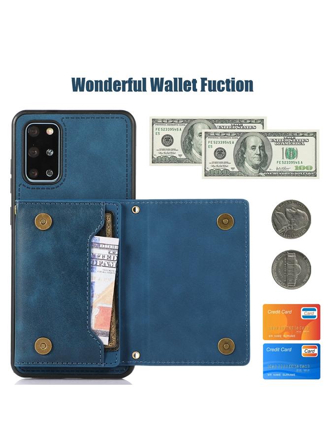 اس-توب جراب لهاتف Samsung Galaxy S20 FE، جراب هاتف جلدي ثلاثي الطي بتقنية RFID مع حبل تعليق - Image 4