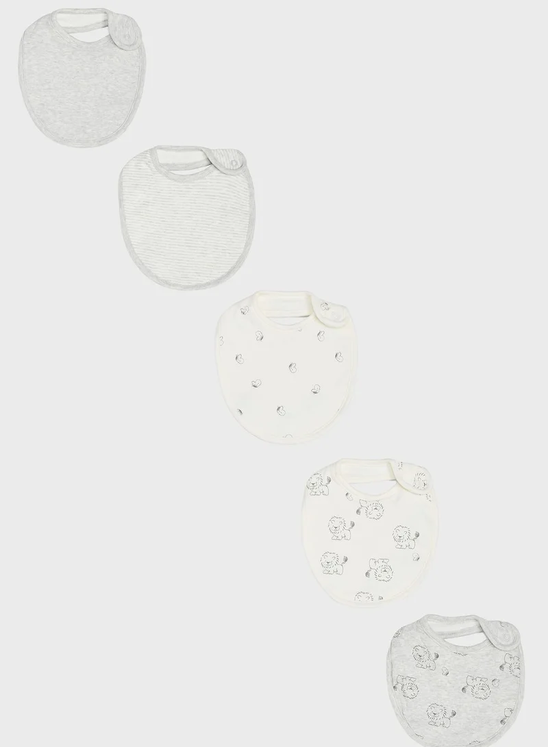 Marks & Spencer Infant 5 Pack Assorted Bibs
