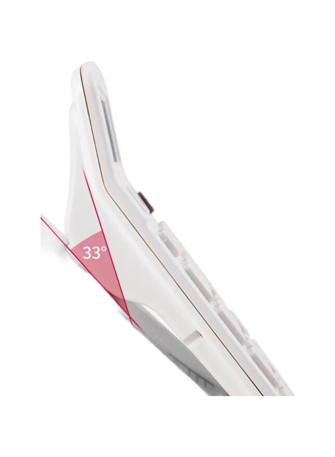 Deli [Super Popular] Dual Power Computer, 12-Digit Large Screen Desktop Calculator, 4Th Grade Student Calculator, Office Supplies, White Te837C - Image 2