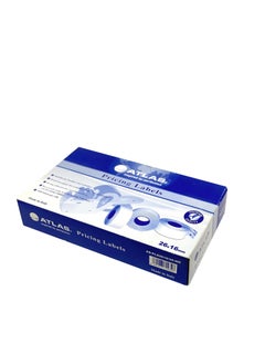 ATLAS Atlas Two-line print White Pricing Labels Box of 36 (36,000 Labels) for 2 Line Price and Date Machine.  - Image 4