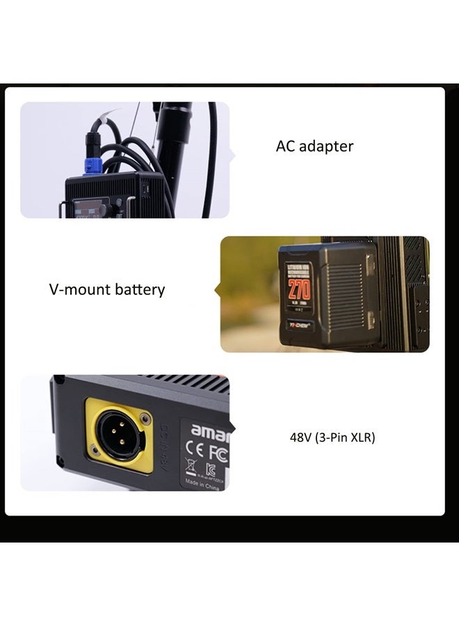 Aputure Amaran F21C RGBWW Flexible Led Video Light 2500K~7500K,100W,15 Lighting FX with Honeycomb Grid Soft Box,Support App Control - Image 2