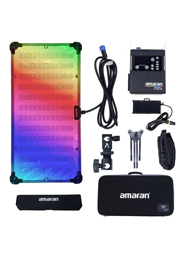 Aputure Amaran F21C RGBWW Flexible Led Video Light 2500K~7500K,100W,15 Lighting FX with Honeycomb Grid Soft Box,Support App Control - Image 1