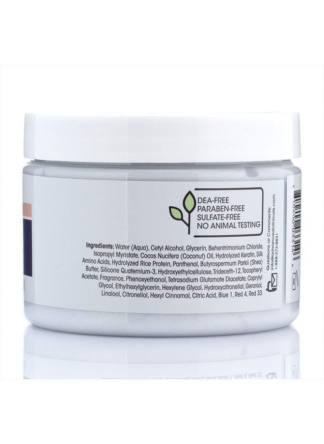 Advanced Clinicals Keratin Hair Mask Treatment For Color Treated Hair, Detoxifying Keratin Conditioner To Strengthen Broken, Color-Treated Hair, Fortifying Hair Repair Mask W/Shea Butter, 12 Fl Oz  - Image 3