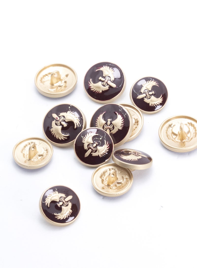 Sewing Metal Button, 18 Pieces 16mm 20mm - Image 1