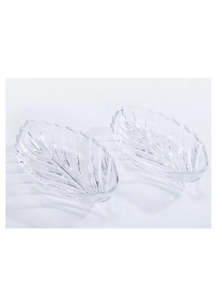 Leaf Shaped Serving Dish Nibbles Snack plate - Image 2