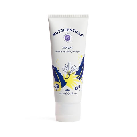 Nutricentials Spa Day Creamy Hydrating Masque 34 Fl Oz  Soothe Moisturize and Improve Skin Tone with Cactus and Pine Cone Extracts  Nourishing Formula for Radiant and HealthyGlowing Complexion