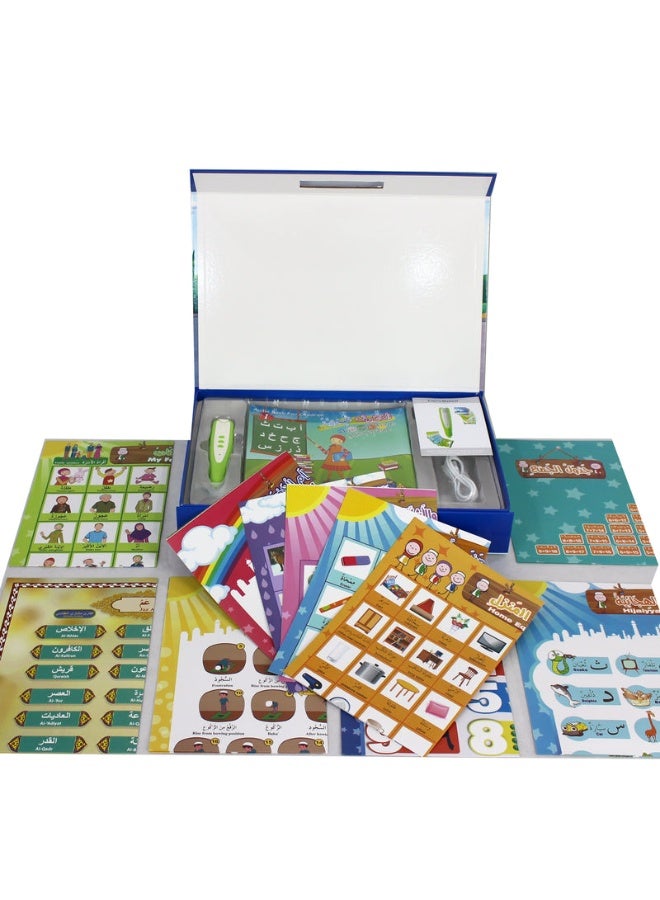 سندس سلسلة الكتب التعليمية التفاعلية للأطفال مع القلم الناطق – بثلاث لغات (العربية، الإنجليزية، الفرنسية) - Image 4