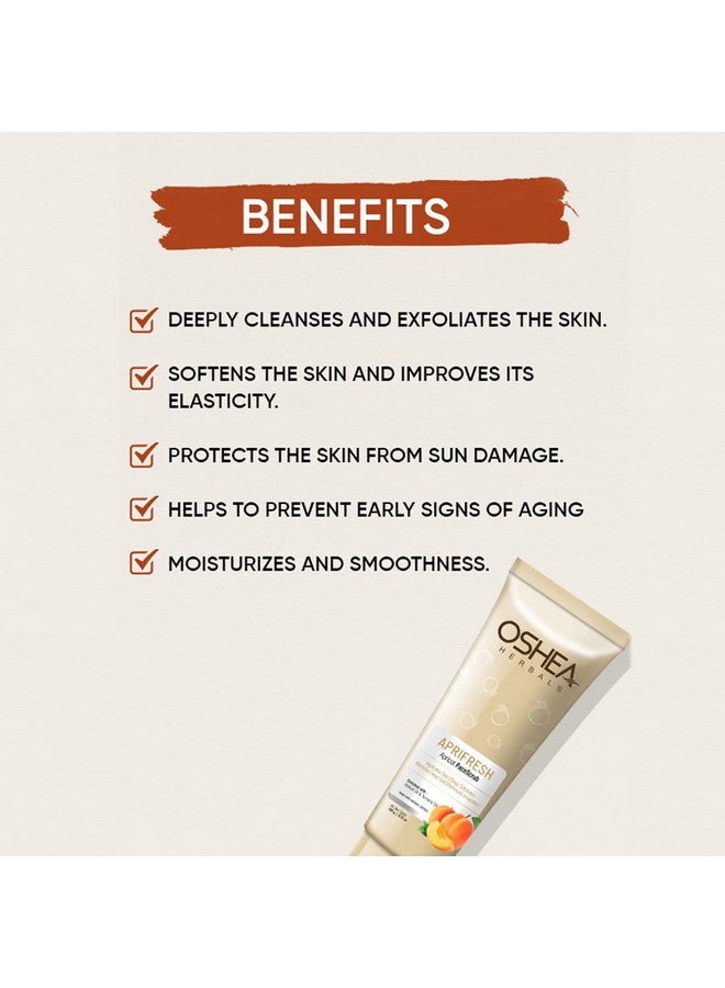 Oshea Herbals Aprifresh Apricot Face Scrub - Image 3