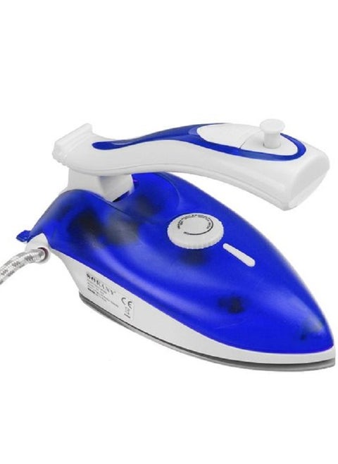 Foldable Travel Steam Iron - 1000 W / Blue (PL-368A)