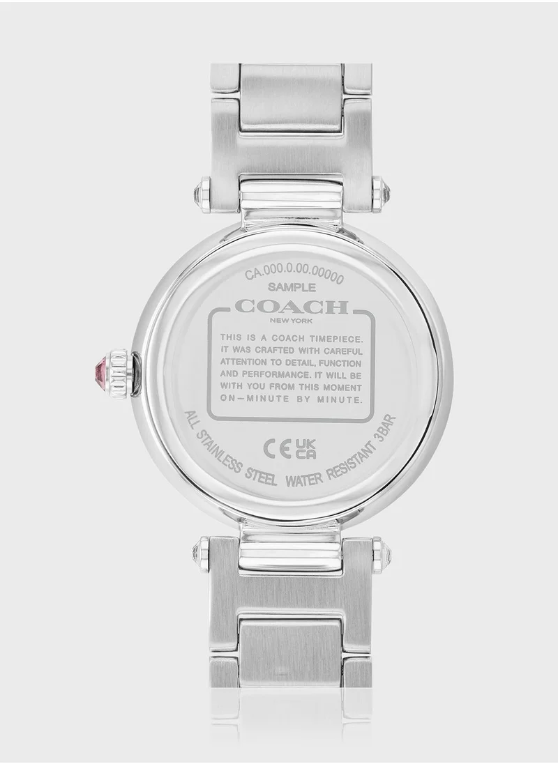 COACH Cary Steel Strap Analog Watch