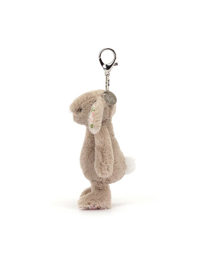 Jellycat سحر الأرنب الفضي الخجول - سلسلة مفاتيح أرنب قطنية ناعمة مع مشبك، إكسسوار لطيف للحقائب، والحقائب المدرسية، والهدايا - Image 4