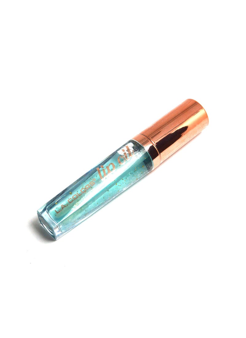 L.A. Colors LA Colors LA Colors Pick 1 Color Lip Oil Lipgloss Lip Gloss Balm Ultra Hydrating Formula  Free Zipper Bag CLG443 Minty  Mint Scented 