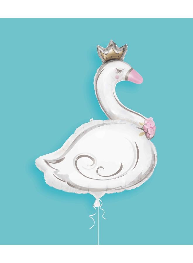 Unique بالون عملاق على شكل بجعة من الفويل - Image 1