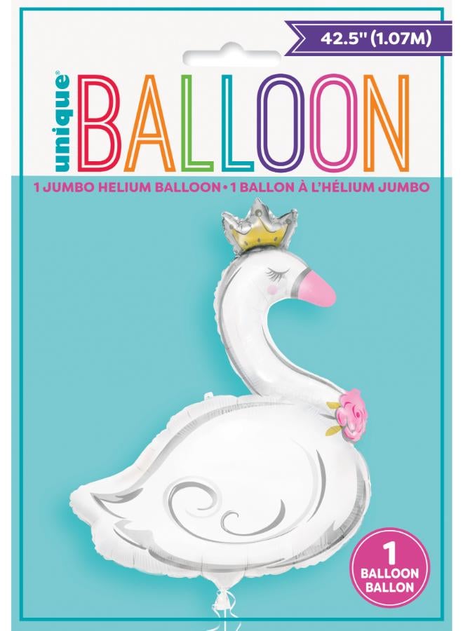 Unique بالون عملاق على شكل بجعة من الفويل - Image 2