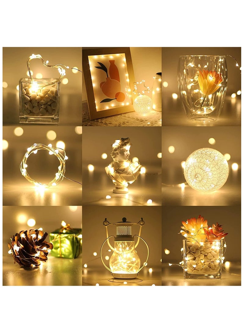 Generic Battery Fairy Lights Led String Lights with Timer 20LED Battery Operated String Lights Copper Wire Light for Indoor Outdoor Lighting Bedroom Wedding Decor Party Christmas Tree Decoration - Image 5