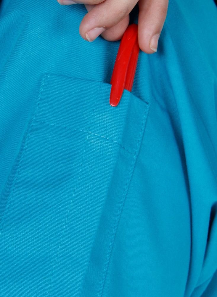 Kenzi Kenzi medical scrub set for unisex Dark turquoise 2  - Image 4