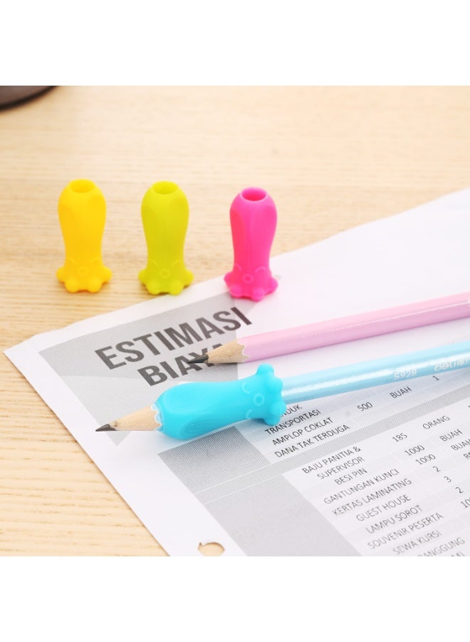Deli EU75101 Pencil Grip – 4 Colors, Cartoon Shape, Soft Rubber, Comfortable for Writing - Image 5