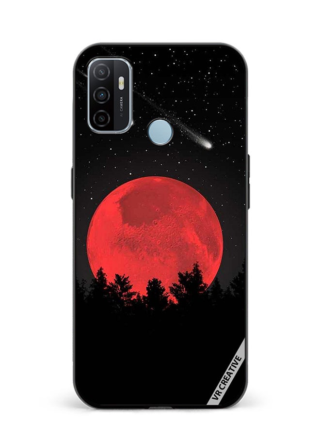 VR CREATIVE Protective Case Cover For Oppo A53 Bloody Moon Design Multicolour - Image 1