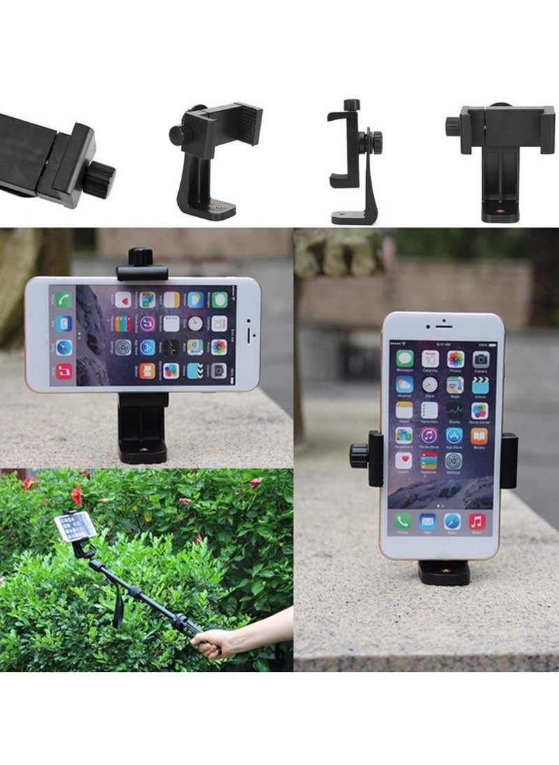 Generic - ripod Mount/Cell Phone Clipper Vertical Bracket Smartphone Clip Holder 360 Adapter For Mobile Cell Phone - Image 1
