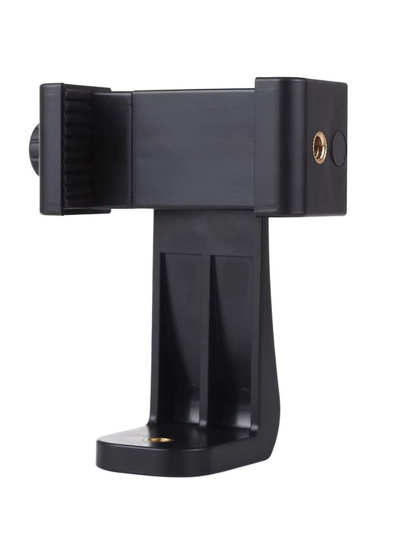 Generic - ripod Mount/Cell Phone Clipper Vertical Bracket Smartphone Clip Holder 360 Adapter For Mobile Cell Phone - Image 1