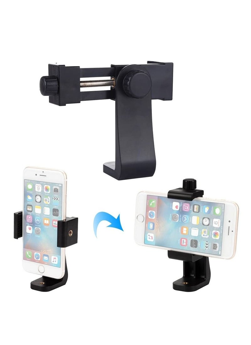 Generic - ripod Mount/Cell Phone Clipper Vertical Bracket Smartphone Clip Holder 360 Adapter For Mobile Cell Phone - Image 1