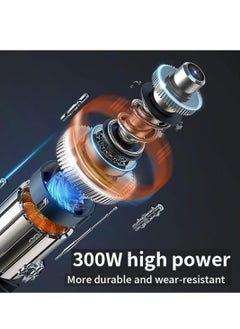 Generic Double Blade Electric Ice Shaver Crusher Machine 300W, Snow Cone Maker Shaved Ice Maker Stainless Steel for Ice Cream Cold Drinks, Fruit Dessert, Cocktail, Fish  - Image 4