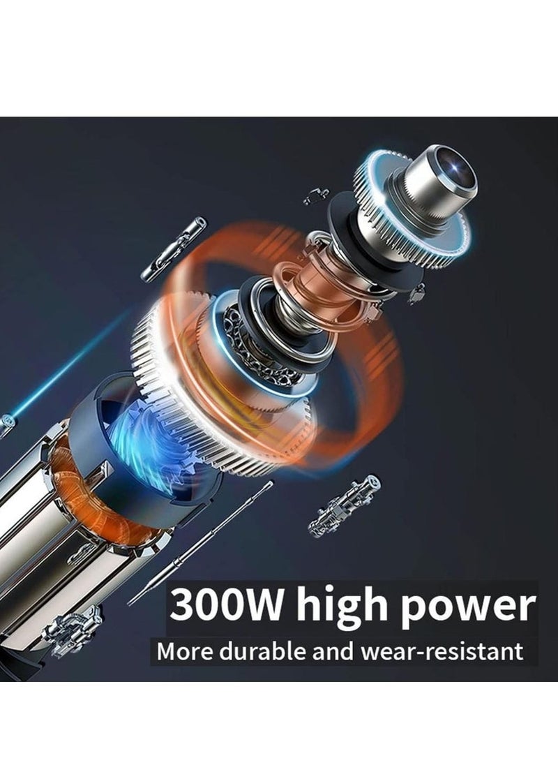 Generic - Double Blade Electric Ice Shaver Crusher Machine 300W, Snow Cone Maker Shaved Ice Maker Stainless Steel for Ice Cream Cold Drinks, Fruit Dessert, Cocktail, Fish - Image 1