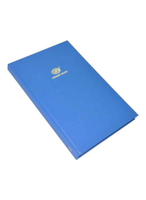 FIS Ledger Book, Azure Laid Ledger Paper, FS (210 x 330 mm) Size, 3 Quire - FSACLTC3Q73