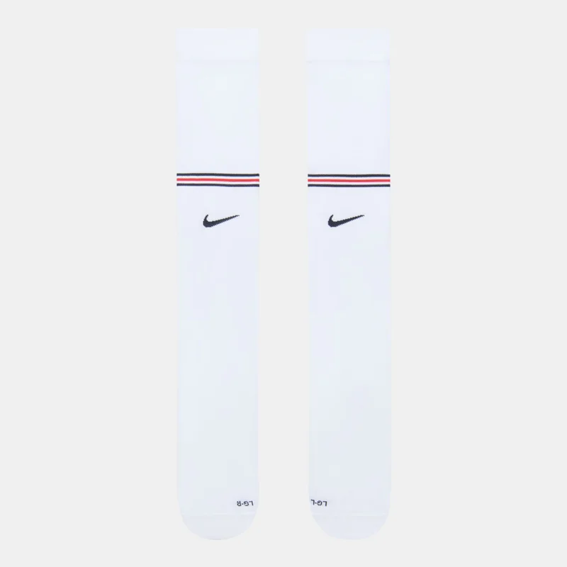 Nike White England VaporFast Away Football Over-The-Calf Socks  | Best Price UAE