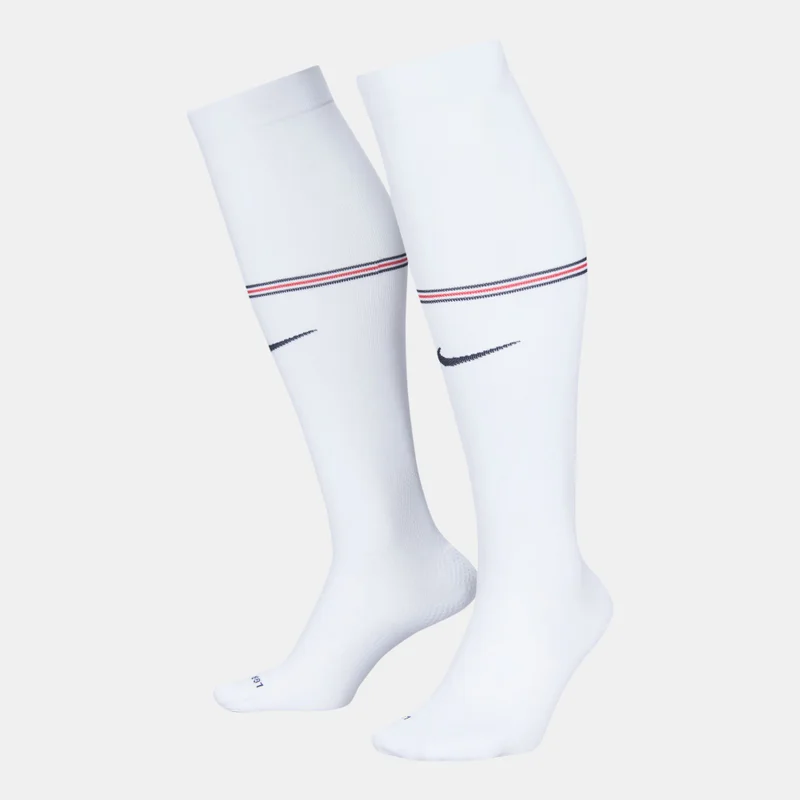 Nike White England VaporFast Away Football Over-The-Calf Socks  | Best Price UAE