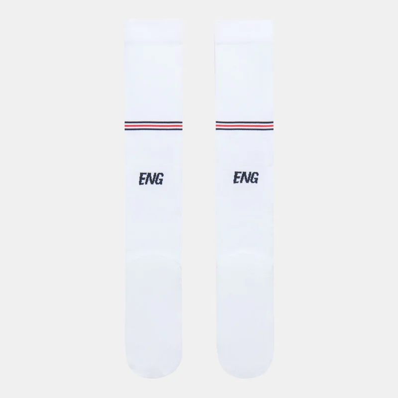 Nike White England VaporFast Away Football Over-The-Calf Socks  | Best Price UAE