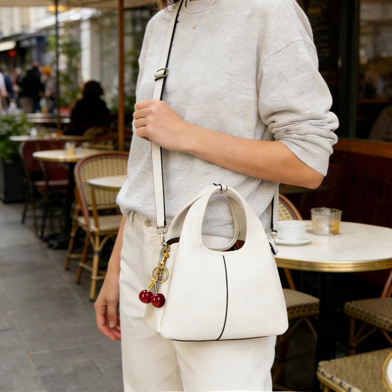 JQWSVE Women's Top Handle Handbag Small Satchel Bags Trendy Hobo Purse Crossbody Bag Faux Leather Shoulder Bag Satchel Purse - Image 2